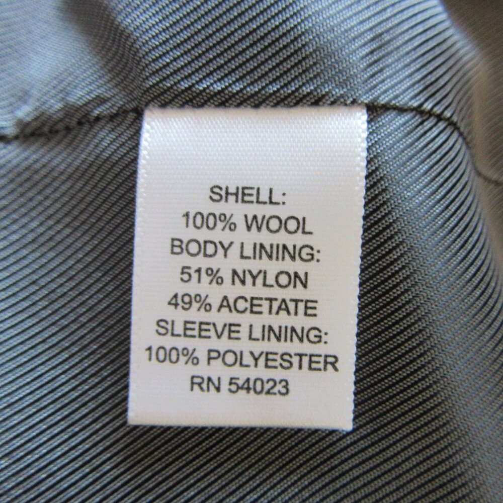 BANANA REPUBLIC Modern Fit Gray Wool Lined 40R Blazer Sports Jacket - Picture 4 of 4